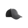 MOD. B165:Gunmetal Grey, 100% polyester, Black, One Size